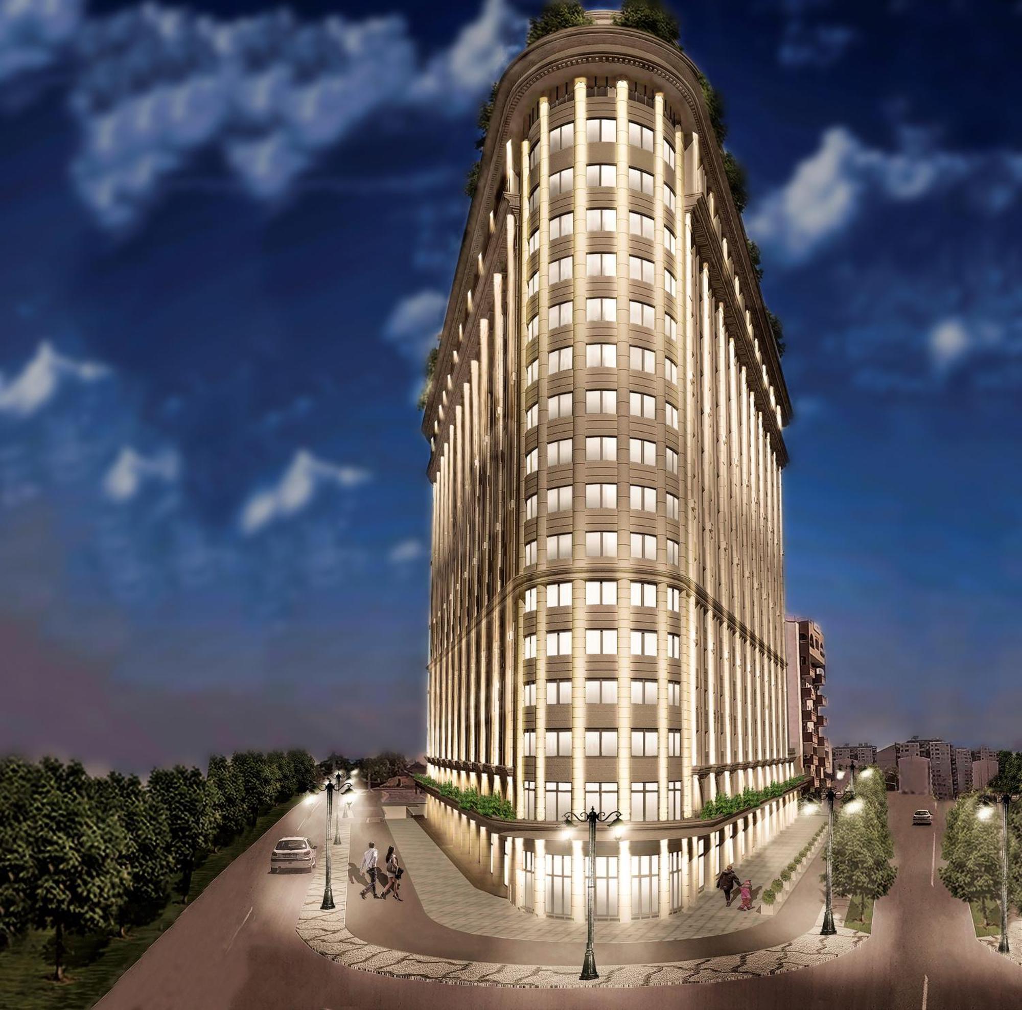 Modern Flatiron Apartment, Skopje Center מראה חיצוני תמונה